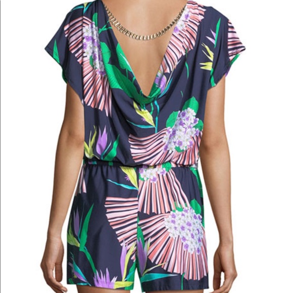 Trina Turk Midnight Paradise Romper - Picture 5 of 8